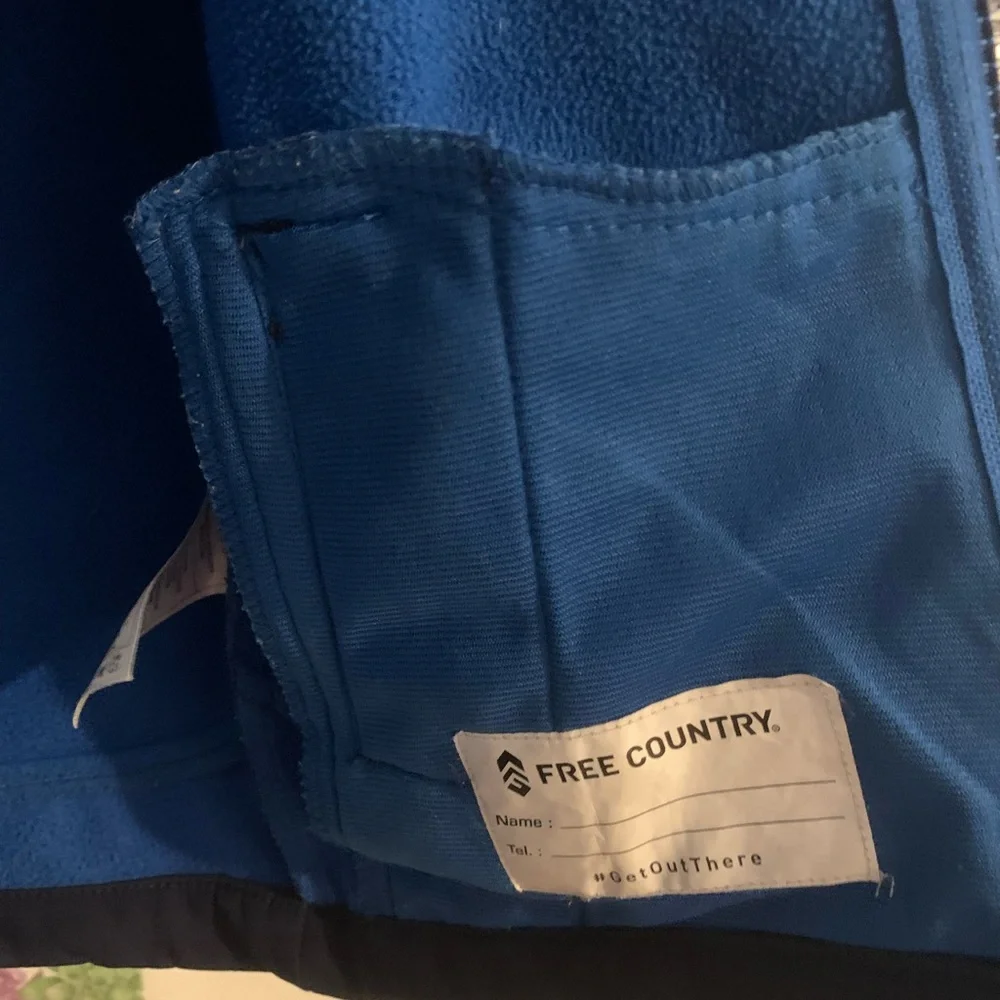 Free country boys winter coat jacket with hood size 4